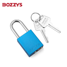 Safety Lockout Solid Aluminum Padlock With Automatic Popup Hardened Steel Shackle