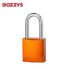 Compact Anodized Aluminium Safety Padlock With 6.2*38mm Steel Shackle