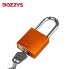 Compact Anodized Aluminium Safety Padlock With 6.2*38mm Steel Shackle
