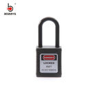 BOSHI 38mm Nylon Shackle ABS Plastic Body Safe Lock With Master Key