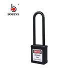 Industrial Safety Most Popular Plastic Long Nylon Shackle Safety Padlock