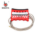 BOSHI Customized Nylon PA Material Adjustable Safety Cable Lockout