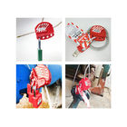 Adjustable All Purpose Cable Lockout , PC Material Lockout Tagout Cable Lock