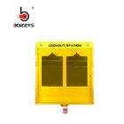Combined Design Brady Lockout Station With Clip Working Tickets Function