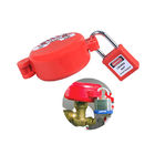 Anti Bending Pneumatic Lockout Red Color ODM Supported With Safety Warning Label