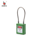 BOSHI Customized Color Stainless Steel Cable Wire Safety Padlock
