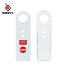 White Color Safety Lockout Tags 213MM Length 92MM Width OEM Acceptable