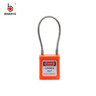 BOSHI Customized Nylon PA Body Cable Shackle Safety Padlocks