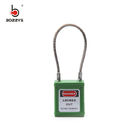 BOSHI Multi-Color Optional Steel Shackle Wire Safety Padlock