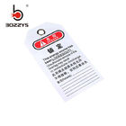 Safety Equipment Lock Out Tag Out Sign Customized Language One Year Warranty