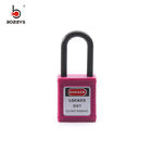 BOSHI Cheap Price 38mm Plastic Shackle Insulated Safety Padlocks