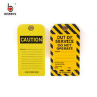 Universal PVC Re-erasable tagout sign Suitable to Overhaul of lockout-tagout equipment safety warning