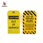 Universal PVC Re-erasable tagout sign Suitable to Overhaul of lockout-tagout equipment safety warning