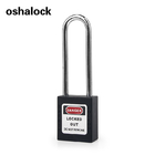 long nylon shackle safety padlock with keyed alike