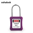 4mm Stainless steel beam Zenex Safety Lockout Tagout padlock with master key Customizable labels and laser coding
