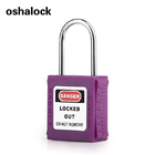 4mm Stainless steel beam Zenex Safety Lockout Tagout padlock with master key Customizable labels and laser coding