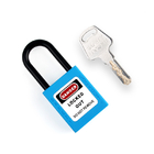 keyed alike lockout 38mm nylon safety padlock