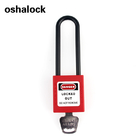 76MM long beam Industrial electrical lock out Insulated safety padlock withkeyed alike