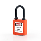 OSHALOCK 38 mm plastic shackle lock out Electrically Non-Conductive Safety Padlock with