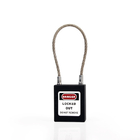 OEM lockout Stainless Steel Cable Safety Padlock
