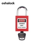 20mm Steel Ultra Short Beam Shackle Industrial equipment lockout Safety Pad locks With Master Key