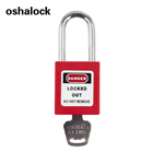 OEM Steel beam ABS Prevent misuse lock out Safety padlock For industrial equipment With master key