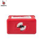 Self-elastic 4mm stainless steel beam safety padlock with master key for mechanical lockout-tagout