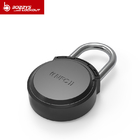 Black Keyless USB Rechargeable Door Lock NFC Smart Padlock Quick Unlock Zinc alloy Metal Self Developing Chip
