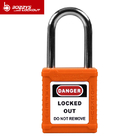 ABC Body Red Safety Padlocks Logo Engraving For Chemical And Automobile Industry