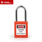 ABC Body Red Safety Padlocks Logo Engraving For Chemical And Automobile Industry