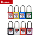 Shock Resistance Safety Lockout Padlocks With Non Conductive PA Lock Bodies