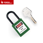 38MM Nylon Shackle Safety Lockout Padlocks Plastic Body With Differ Or Alike Key