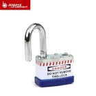 Anti-Rust Corrosion Safety Laminated LOTO Padlock for Lockout Tagout Metal steel sheets with metal shackle