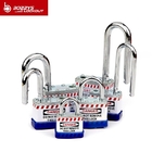 Anti-Rust Corrosion Safety Laminated LOTO Padlock for Lockout Tagout Metal steel sheets with metal shackle