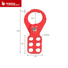 ABS Safety Steel Aluminum Lockout Hasp With Padlock multifunction for industrial business