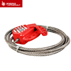 4 Padlock 1.8M Adjustable Cable Lockout With 6MM Anti UV PVC Outer Layer