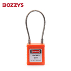 76mm Shackle SS Cable Safety Lockout Padlocks 180mm Length