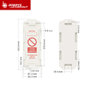 215MM Length Danger Do Not Operate Tag , Inspection Tags For Scaffolding