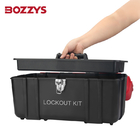 Double Layer PVC Personal Lockout Toolbox With Removable Organizer Tray