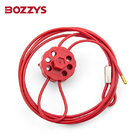 Adjustable Wheel Type Safety Cable Lockout Nylon PA Steel Multipurpose