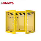 Lockout Station With Double-opening transparent cabinet Description door