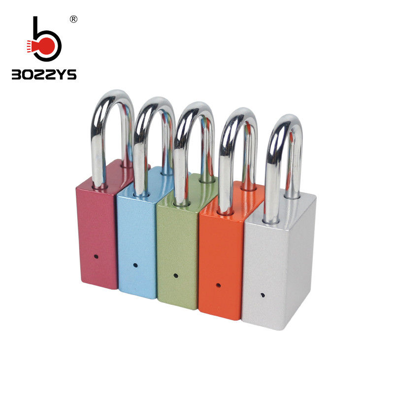 OEM Supported Aluminum Padlock Custom Laser Printing With Auto Popup Function