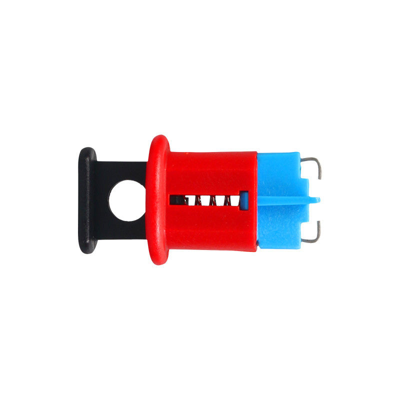 Safety Electrical Lockout Devices Red Color For Single / Multi Pole Circuit Breaker