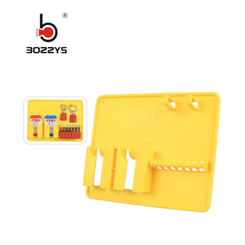 Safety Electrical Lock Off Station , Plastic PE Lock Out Tag Out Tools