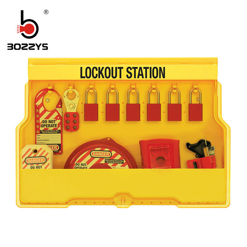 Multi Purpose Steel Lockout Station Customized Color For Industrial Safety