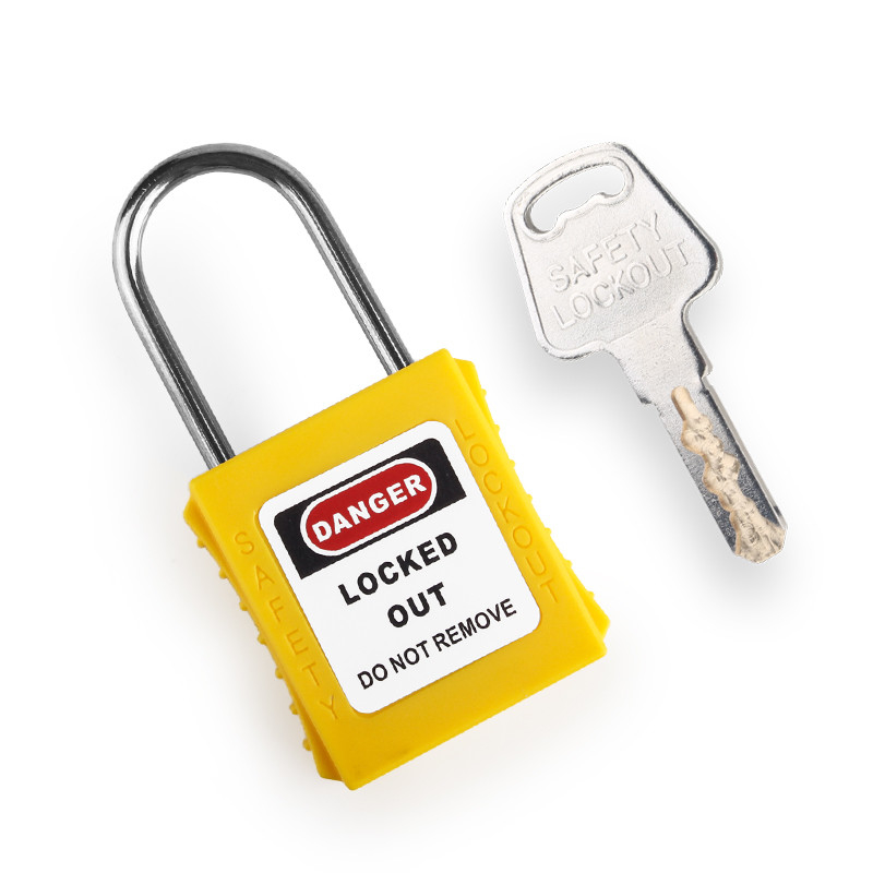 Chinese manufacturer stainless steel shackle safety tagout loc-kout padlock with master key