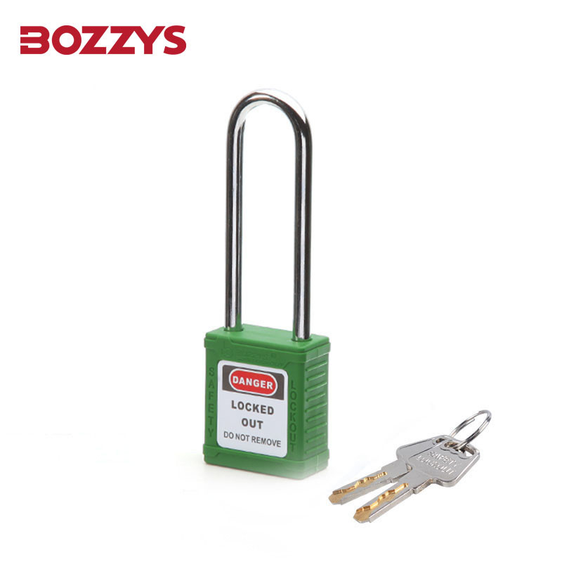 lockout tagout Safety Padlocks With master Key and 76mm Shackle